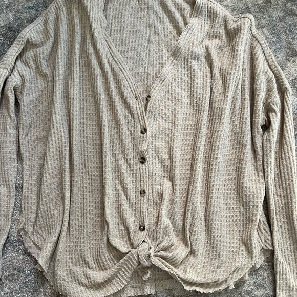 Urban Outfitters Cozy Waffle Knit Top - Picture 13 of 16